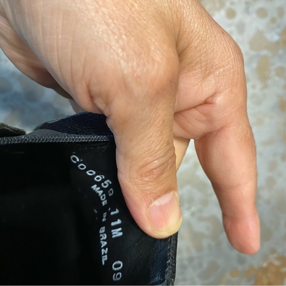 Cole Haan Studio Loafers leather Shoes Men 11 Leather Black Slip Ons - Picture 3 of 8